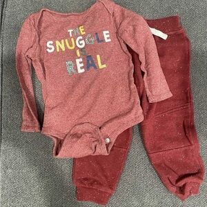 dip Kids Matching Set - Maroon and Multicolor